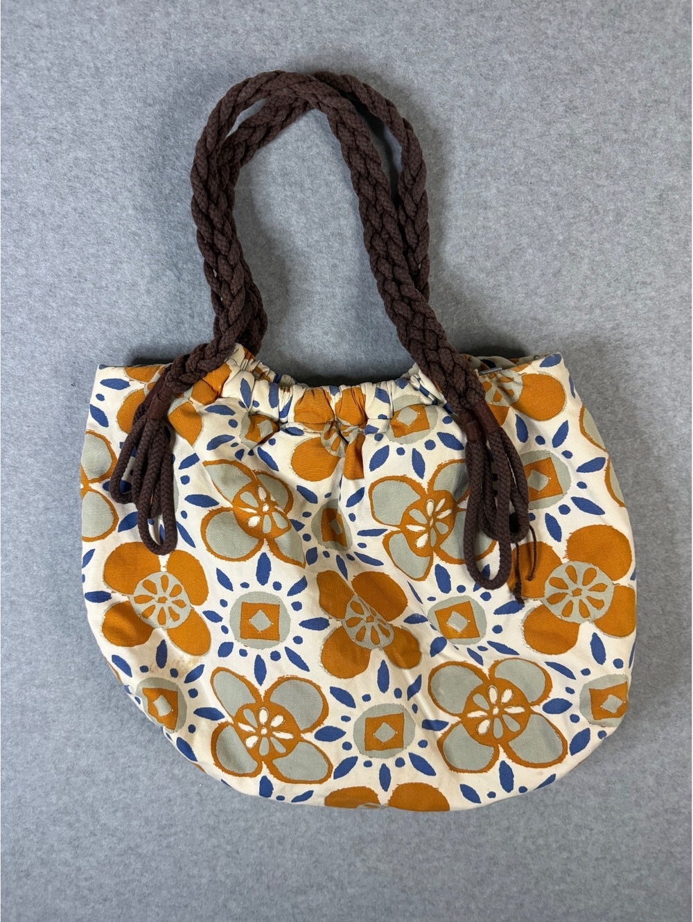 Anthropologie Toca Canvas Floral Tote Bag